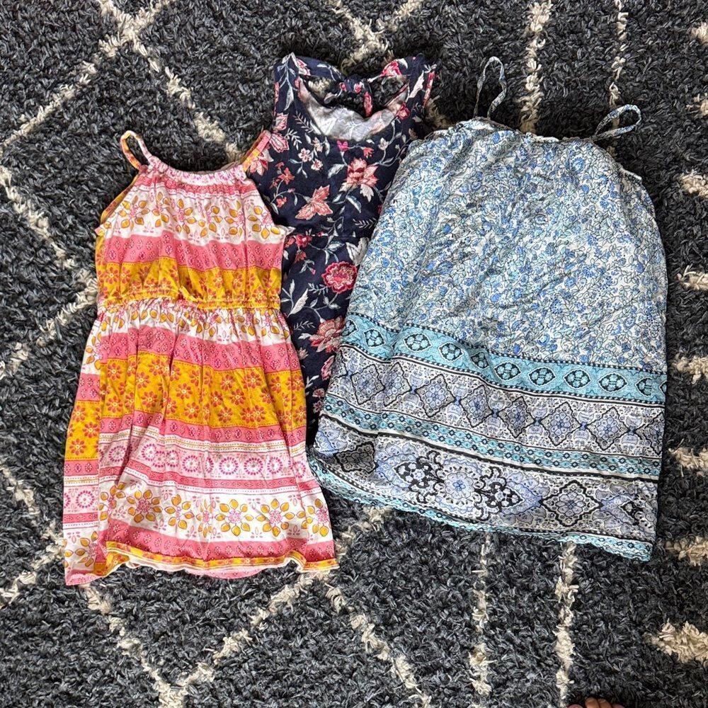 Bundle of 3 Girls Dresses